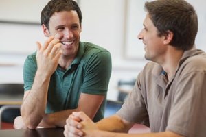 two men talk about their Los Angeles Mens Detox Programs